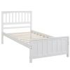 Wood Platform Bed Twin size Platform Bed