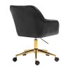 Modern Luxury High Quality Genuine Leather Office Chair with Adjustable 360Â° Swivel Height