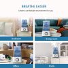 2-in-1 Ultrasonic Humidifiers for Large Bedroom 1.2 Gallon Tank, Choose Color