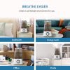 2-in-1 Ultrasonic Humidifiers for Large Bedroom 1.2 Gallon Tank, Choose Color