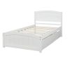 Twin size Platform Bed with Two Drawers