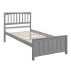 Wood Platform Bed Twin size Platform Bed