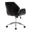 Lower Price office furniture chair swivel low back Nordic Home adjustable Leather office chair