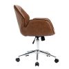 Lower Price office furniture chair swivel low back Nordic Home adjustable Leather office chair