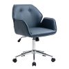 Lower Price office furniture chair swivel low back Nordic Home adjustable Leather office chair