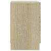 Bedside Cabinets 2 pcs Sonoma Oak 15"x13.8"x22" Chipboard