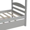 Twin L-Shaped Bunk bed with Trundle