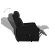 Stand-up Recliner Black Faux Leather