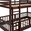 Twin Over Twin Bunk Bed with Slide and Ladder