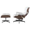 High grade vintage 8 layer leather plywood ergonomic design office chair