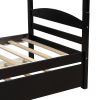 Twin L-Shaped Bunk bed with Trundle