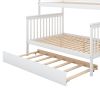 Twin over Full Bunk Bed with Trundle and Staircase