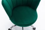 COOLMORE Swivel Shell Chair for Living Room/Bed Room, Modern Leisure office Chair Green