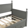 Wood Daybed with Three Drawers ,Twin Size Daybed,No Box Spring Needed