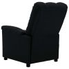 Recliner Black Fabric