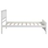 Wood Platform Bed Twin size Platform Bed