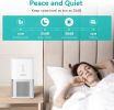 KOIOS Air Purifier for Home, Small Air Purifiers with True HEPA Filter, Air Cleaner for Bedroom Office 219ftÂ², Remove Smoke Dust Pollen Pet Dander, P