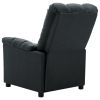 Recliner Dark Gray Fabric