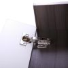Vanity Make-up Dressing Table with Flip up Mirror Top Spacious Storage Vanity Table, Ebony and White XH
