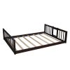 Triple Bed with Built-in Ladder and Slide , Triple Bunk Bed with Guardrails