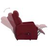 Stand-up Recliner Wine Red Faux Leather