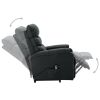 Stand-up Recliner Dark Gray Fabric