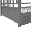 Full Size Daybed Wood Bed with Two Drawers