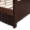 Full Size Daybed Wood Bed with Two Drawers