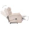 Stand-up Recliner Cream Fabric