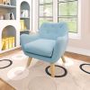 Microfibres fabric upholstered child accent armchair with wooden legs Princess Private Small Bedroom Exclusive  kids sofa